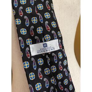 Vintage Givenchy silk necktie with graphic print